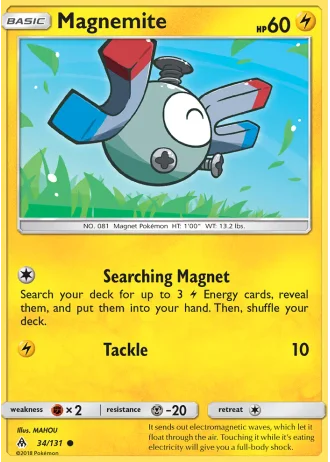 Magnemite #34/131 — Forbidden Light
