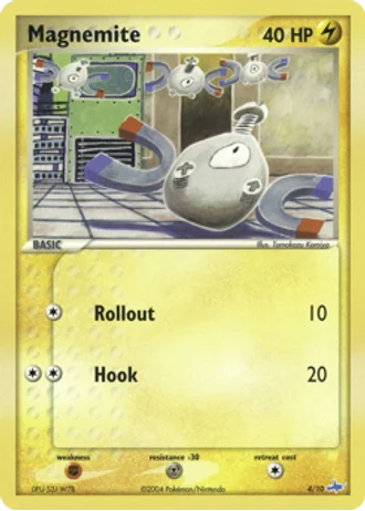 Magnemite #4 — EX trainer Kit (Latios)