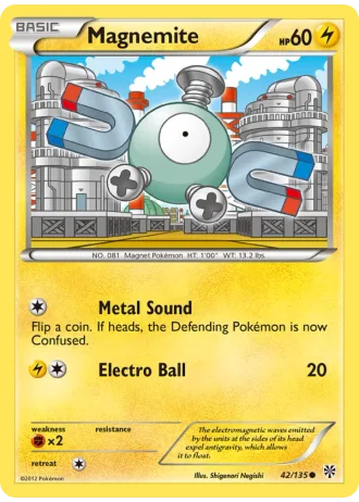 Magnemite #42/135 — Plasma Storm