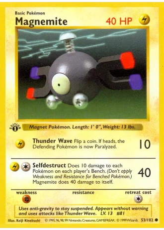 Magnemite #53/102 — Base Set