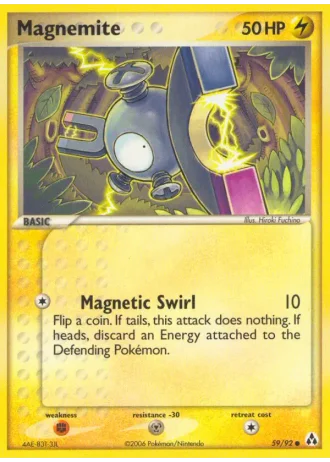 Magnemite #59 — EX La Leggenda di Mew
