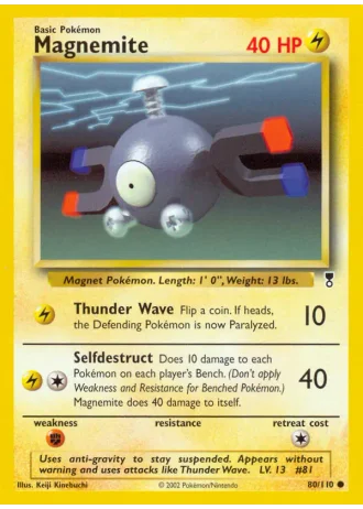 Magnemite #80 — Legendary Collection