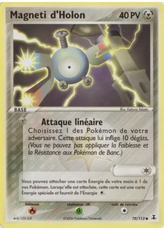 Magneti d'Holon #70/113 — EX Espèces Delta