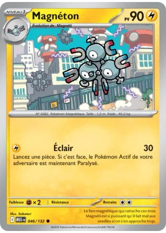 Magnéton #046/132 — Méga-Évolution