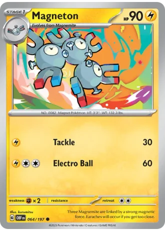 Magneton #064/197 — Obsidian Flames