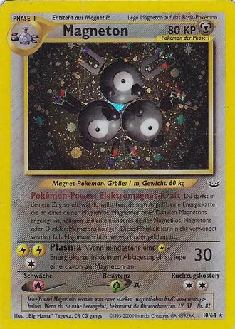 Magneton (1. Edition) #10/64 — Neo Revelation (1. Edition)