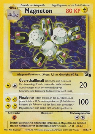 Magneton (1. Edition) #11 — Fossil (1. Edition)