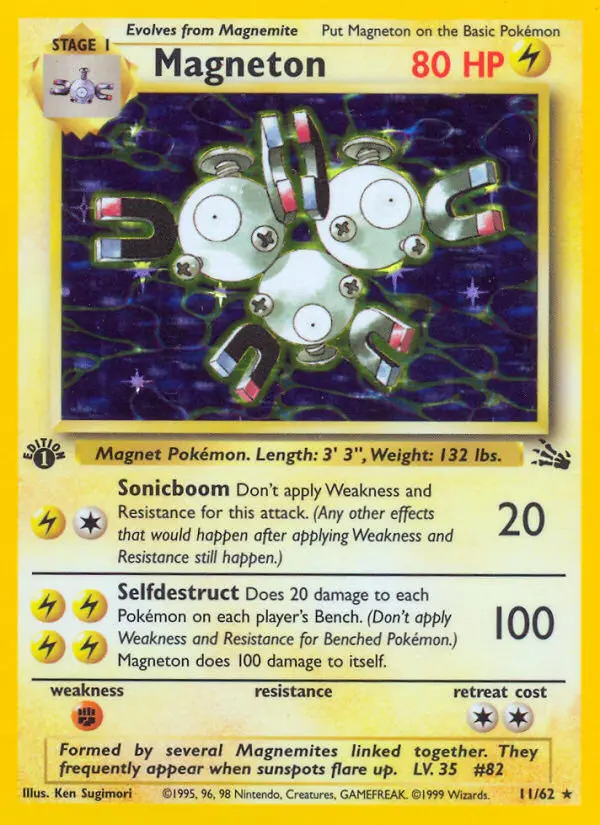 Magneton (1ª Edizione) #11 — Fossil (1ª Edizione)