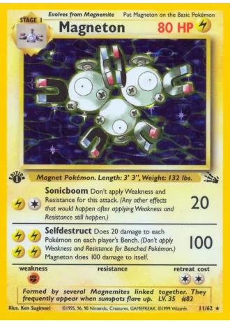 Magneton (1ª Edizione) #11/62 — Fossil (1ª Edizione)