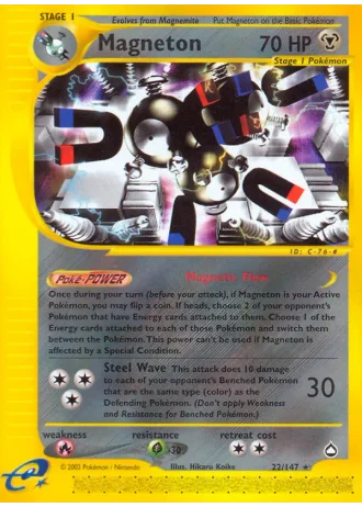 Magneton #22/147 — Aquapolis