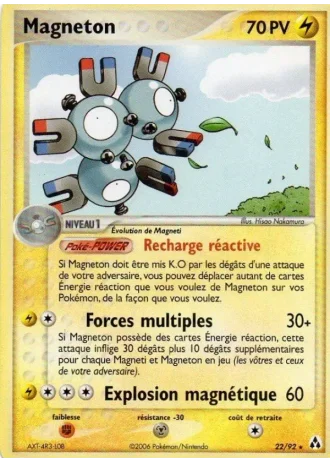 Magneton #22/92 — EX Créateurs de légendes