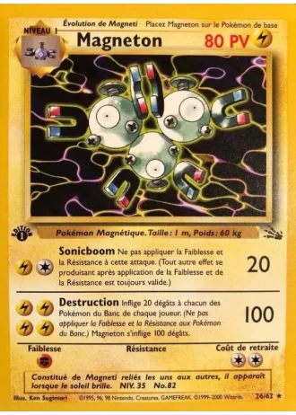 Magneton #26/62 — Fossile
