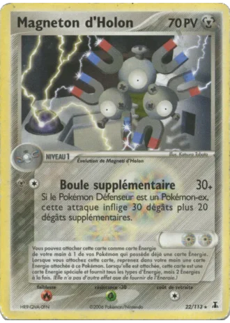 Magneton d'Holon #22/113 — EX Espèces Delta
