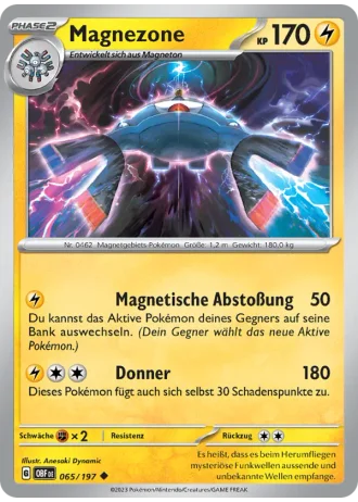 Magnezone #065/197 — Obsidianflammen