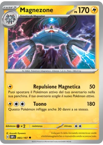 Magnezone #065 — Ossidiana Infuocata