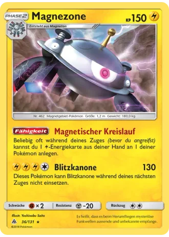 Magnezone #36/131 — Grauen Der Lichtfinsternis