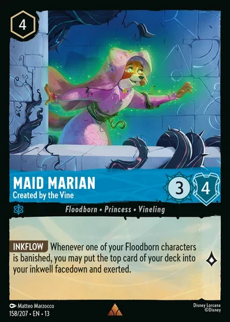 Maid Marian - Created by the Vine #158/261 — Attack of the Vine!