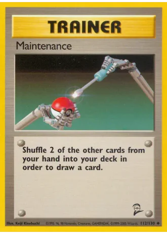 Maintenance #112/130 — Base Set 2