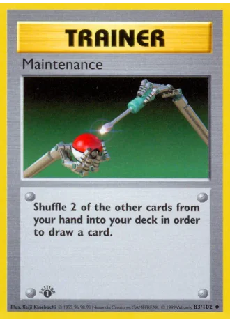 Maintenance #83/102 — Base Set