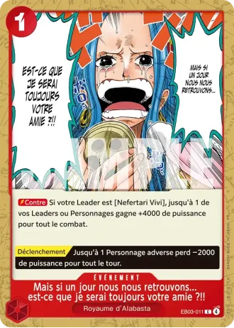 Mais si un jour nous nous retrouvons... est-ce que je serai toujours votre amie ?!! (EB03-011) — ONE PIECE Heroines Edition (EB03)