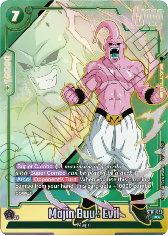 Majin Buu : Evil (Alternative Art) ST01-032 — Story Booster 01 (ST01)