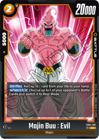 Majin Buu : Evil  FB04-091 — Ultra Limit (FB04)