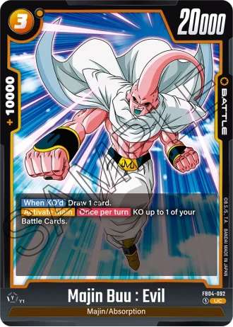 Majin Buu : Evil FB04-092 — Ultra Limit (FB04)