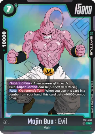 Majin Buu : Evil  ST01-032 — Story Booster 01 (ST01)