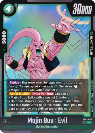 Majin Buu : Evil ST01-035 — Story Booster 01 (ST01)