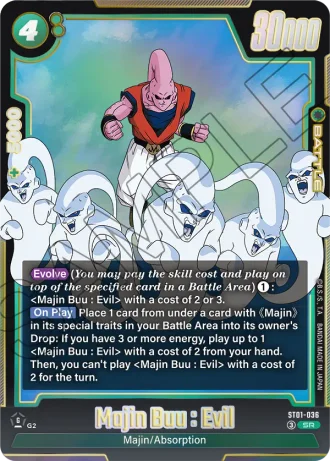 Majin Buu : Evil  ST01-036 — Story Booster 01 (ST01)