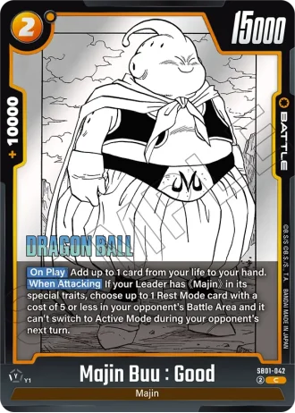 Majin Buu : Good SB01-042 — Manga Booster 01 (SB01)