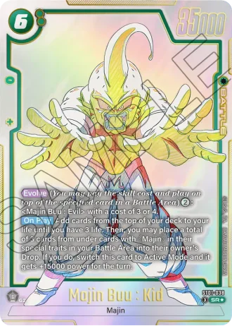 Majin Buu : Kid (Alternative Art) ST01-038 — Story Booster 01 (ST01)