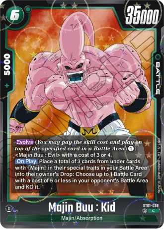 Majin Buu : Kid (Dragon Ball Pattern) ST01-039 — Story Booster 01 (ST01)