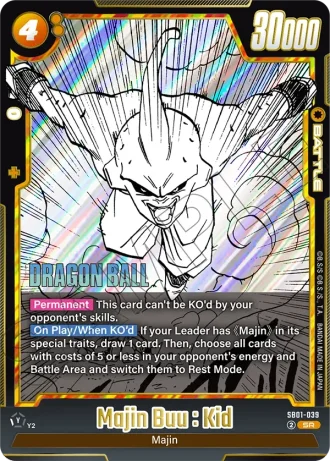 Majin Buu : Kid  SB01-039 — Manga Booster 01 (SB01)