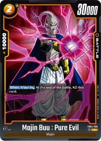Majin Buu : Pure Evil FB04-096 — Ultra Limit (FB04)