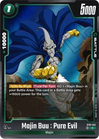 Majin Buu : Pure Evil  ST01-041 — Story Booster 01 (ST01)
