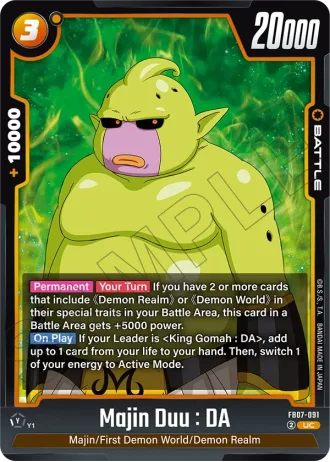 Majin Duu : DA  FB07-091 — Wish for Shenron (FB07)