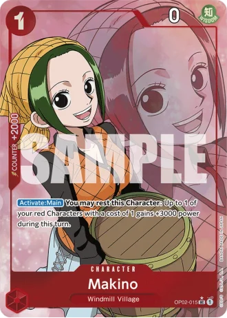 Makino (OP02-015) (Full Art) — One Piece The Best (PRB01)