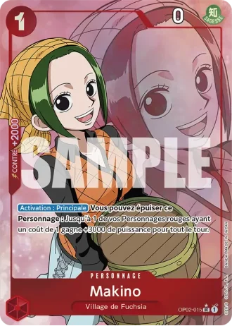 Makino (OP02-015) (Reprint) — ONE PIECE CARD THE BEST (PRB01)