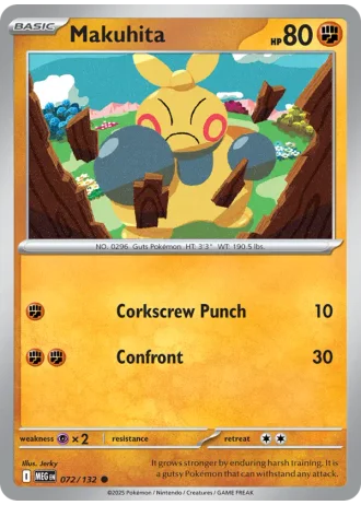 Makuhita #072/132 — Mega Evolution