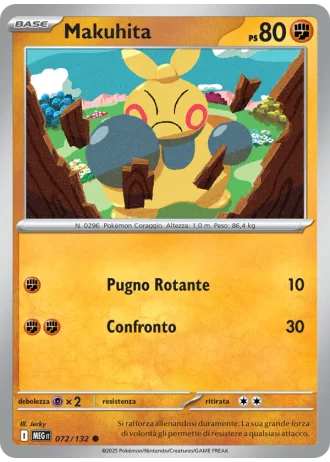 Makuhita #072/132 — Megaevoluzione