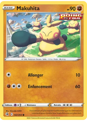 Makuhita #142/264 — Poing de Fusion