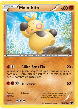 Makuhita #62/116 — Glaciation Plasma
