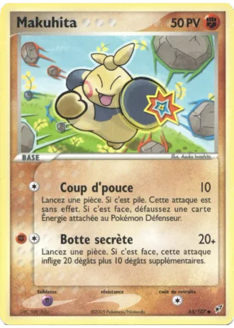 Makuhita #65/107 — EX Deoxys