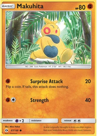 Makuhita #67/149 — Sun & Moon