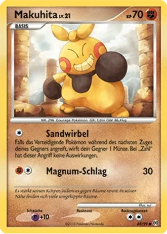 Makuhita #68/99 — Arceus