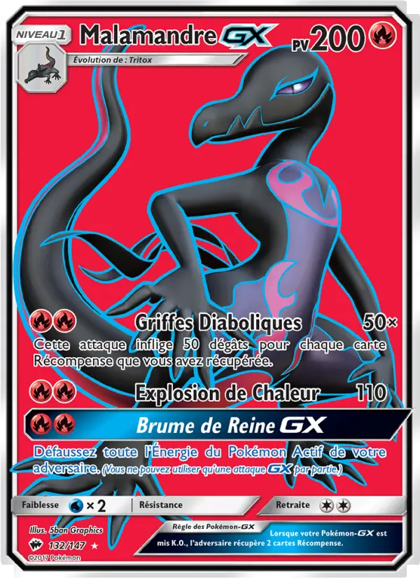 Malamandre GX #132 — Ombres Ardentes