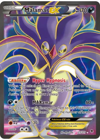 Malamar EX #115/119 — Phantom Forces