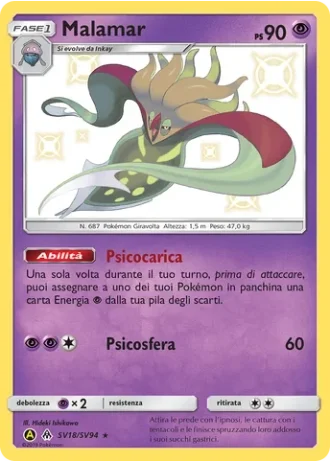 Malamar SV18/94 — Tesoro Cromatico (Destino Sfuggente)