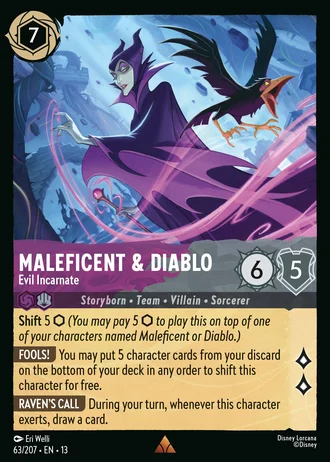 Maleficent & Diablo - Evil Incarnate #63/261 — Attack of the Vine!